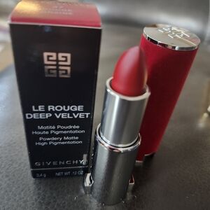 NEW. Givenchy Le Rouge Deep Velvet Lipstick - Rouge Graine #37